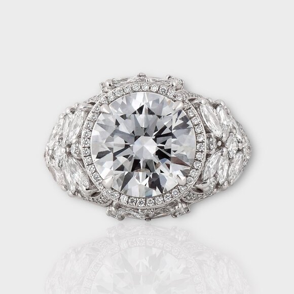 4 Carat Lab Grown Diamond Ring - Picture 2 of 6